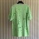 Givenchy Destroyed Layered Oversized T shirt Green Givenchy Destroyed Layered Oversized T shirt Green