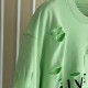 Givenchy Destroyed Layered Oversized T shirt Green Givenchy Destroyed Layered Oversized T shirt Green