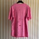 Givenchy Destroyed Layered Oversized T shirt Rose Givenchy Destroyed Layered Oversized T shirt Rose