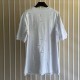 Givenchy Destroyed Layered Oversized T shirt White Givenchy Destroyed Layered Oversized T shirt White