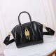 Givenchy Mini Antigona Lock bag in Box leather black Givenchy Mini Antigona Lock bag in Box leather black