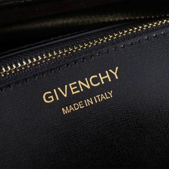 Givenchy Mini Antigona Lock bag in Box leather black Givenchy Mini Antigona Lock bag in Box leather black