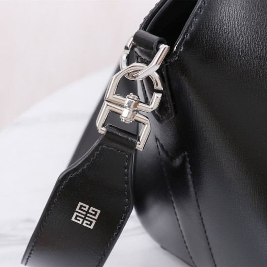 Givenchy Mini Antigona Lock bag in Box leather black Givenchy Mini Antigona Lock bag in Box leather black