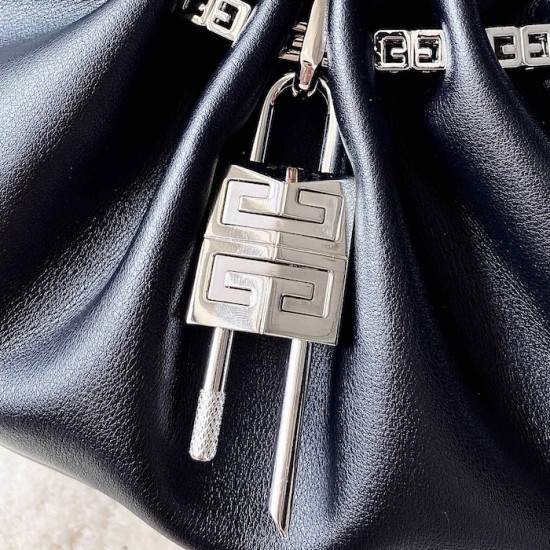 Givenchy Mini Kenny Neo bag in leather Black Givenchy Mini Kenny Neo bag in leather Black