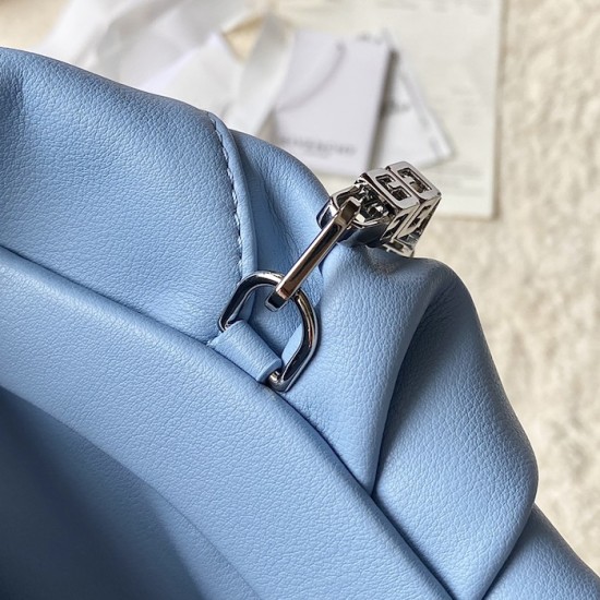 Givenchy Mini Kenny Neo bag in leather Blue Givenchy Mini Kenny Neo bag in leather Blue