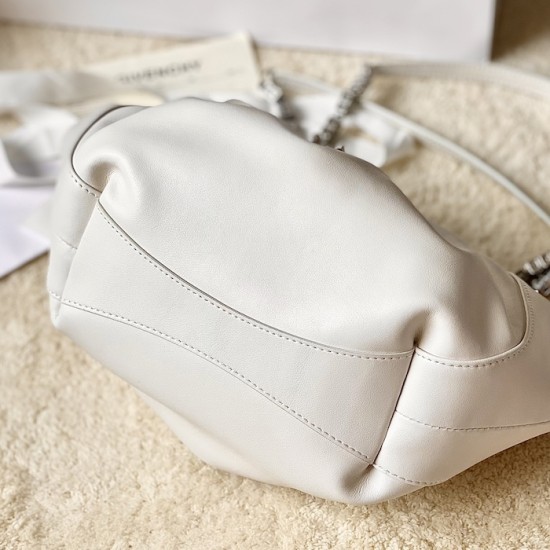 Givenchy Mini Kenny Neo bag in leather Ivory Givenchy Mini Kenny Neo bag in leather Ivory