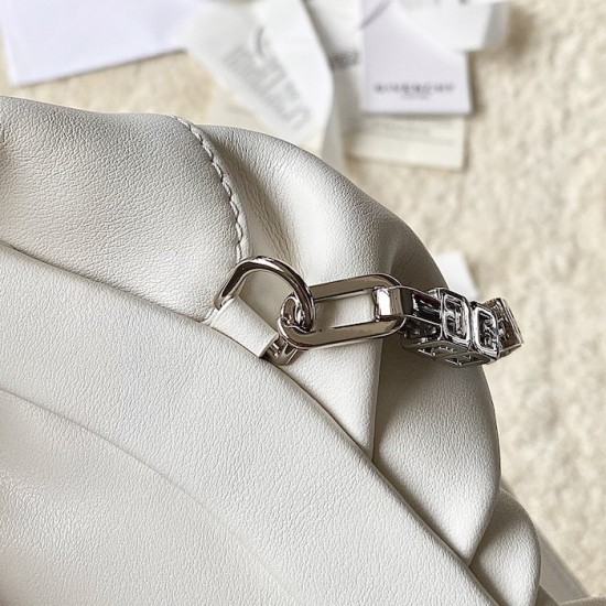 Givenchy Mini Kenny Neo bag in leather Ivory Givenchy Mini Kenny Neo bag in leather Ivory