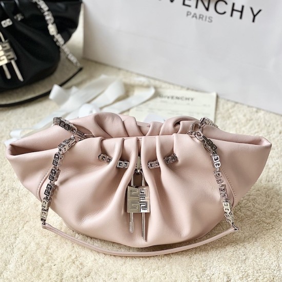 Givenchy Mini Kenny Neo bag in leather Pink Givenchy Mini Kenny Neo bag in leather Pink