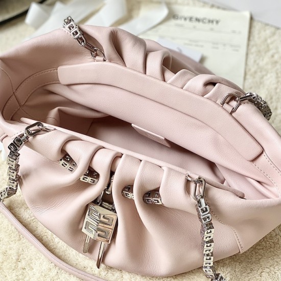 Givenchy Mini Kenny Neo bag in leather Pink Givenchy Mini Kenny Neo bag in leather Pink
