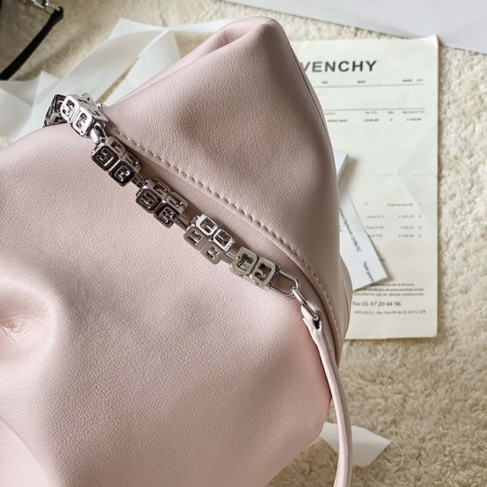Givenchy Mini Kenny Neo bag in leather Pink Givenchy Mini Kenny Neo bag in leather Pink
