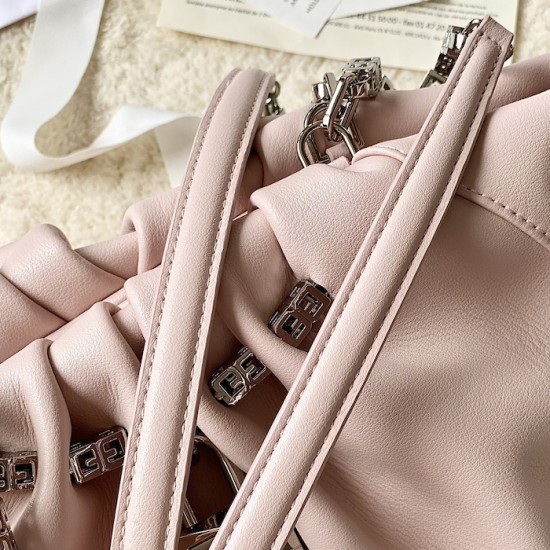 Givenchy Mini Kenny Neo bag in leather Pink Givenchy Mini Kenny Neo bag in leather Pink
