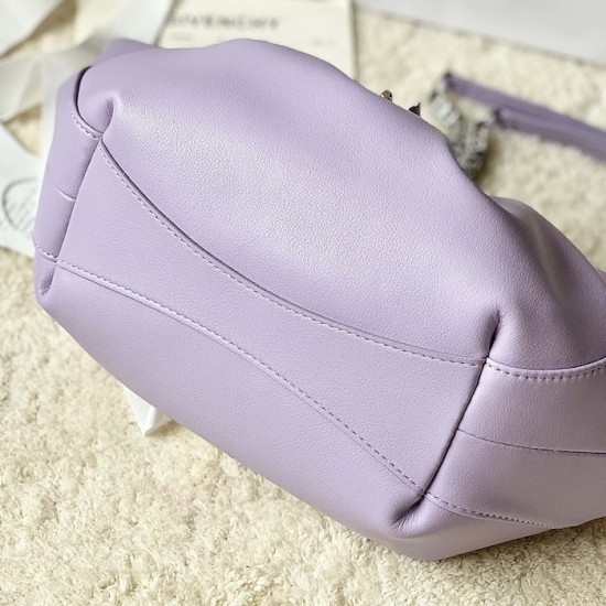 Givenchy Mini Kenny Neo bag in leather Purple Givenchy Mini Kenny Neo bag in leather Purple