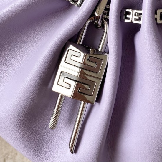 Givenchy Mini Kenny Neo bag in leather Purple Givenchy Mini Kenny Neo bag in leather Purple