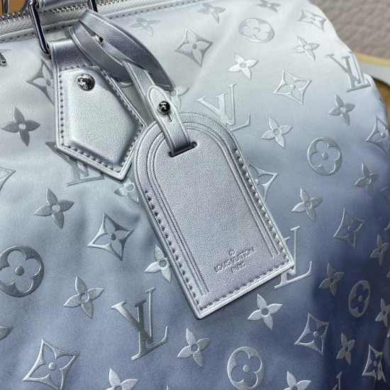 Louis Vuitton Frost Gradient Silver Keepall Bandoulière 45 M12067 Louis Vuitton Frost Gradient Silver Keepall Bandoulière 45 M12067