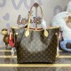 Louis Vuitton Reversible Neverfull Bandoulière Inside Out MM M12096 Louis Vuitton Reversible Neverfull Bandoulière Inside Out MM M12096