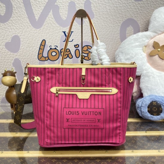 Louis Vuitton Reversible Neverfull Bandoulière Inside Out MM M12257 Louis Vuitton Reversible Neverfull Bandoulière Inside Out MM M12257