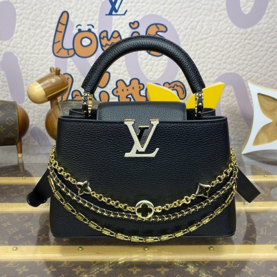 Louis Vuitton Capucines BB Black M12345 Louis Vuitton Capucines BB Black M12345