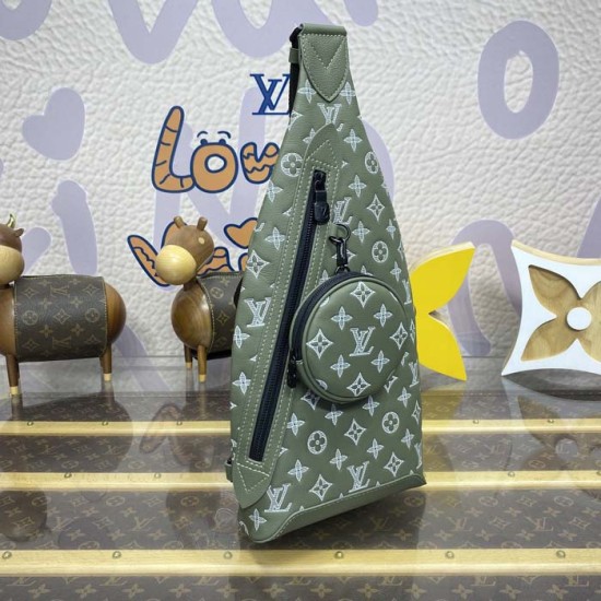 Louis Vuitton Olive Green Duo Slingbag M12486 Louis Vuitton Olive Green Duo Slingbag M12486