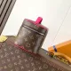 Front Display of LV Nice Mini vanity case Replica bag Replica Louis Vuitton Nice Mini front view with monogram pattern
