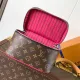 Front Display of LV Nice Mini vanity case Replica bag Replica Louis Vuitton Nice Mini front view with monogram pattern