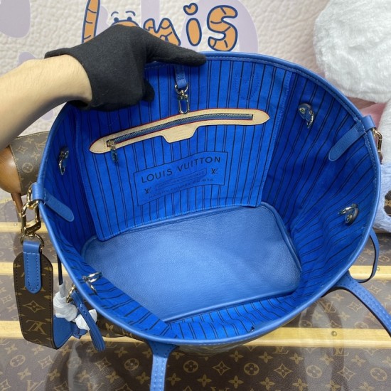 Louis Vuitton Reversible Neverfull Bandoulière Inside Out MM M13753 Louis Vuitton Reversible Neverfull Bandoulière Inside Out MM M13753