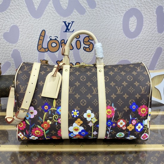 LV x TM Keepall Bandoulière 45 M14182 LV x TM Keepall Bandoulière 45 M14182