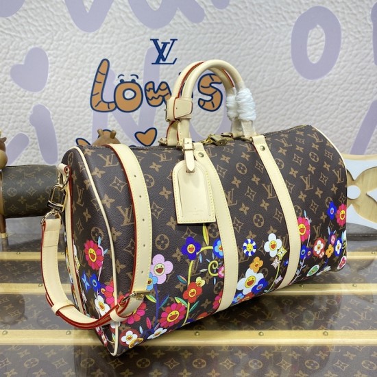 LV x TM Keepall Bandoulière 45 M14182 LV x TM Keepall Bandoulière 45 M14182