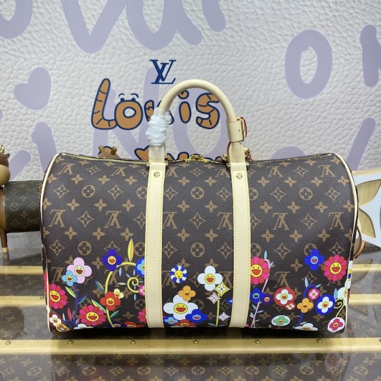 LV x TM Keepall Bandoulière 45 M14182 LV x TM Keepall Bandoulière 45 M14182
