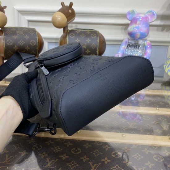 Louis Vuitton Monogram Shadow Duo Slingbag M21890 Louis Vuitton Monogram Shadow Duo Slingbag M21890