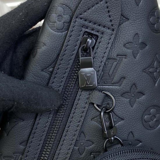 Louis Vuitton Monogram Shadow Duo Slingbag M21890 Louis Vuitton Monogram Shadow Duo Slingbag M21890