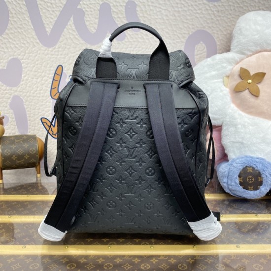 Louis Vuitton Monogram Taurillon Leather Montsouris Backpack M23127 Louis Vuitton Monogram Taurillon Leather Montsouris Backpack M23127