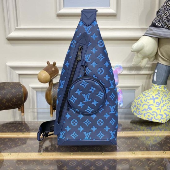Louis Vuitton Monogram Shadow Duo Slingbag M24751 Louis Vuitton Monogram Shadow Duo Slingbag M24751