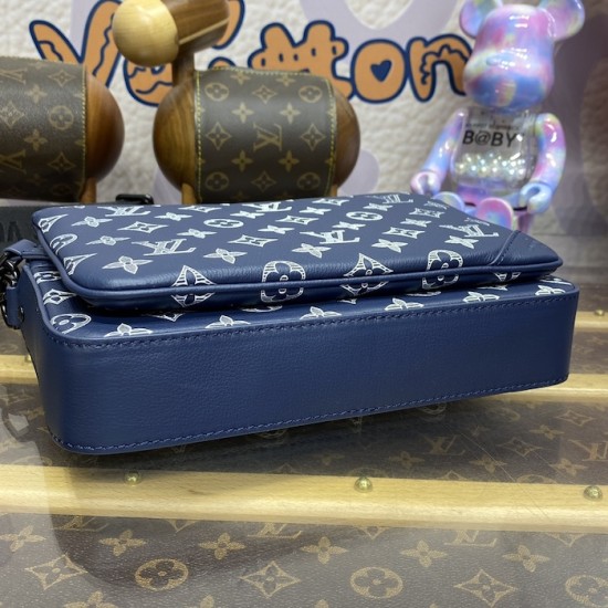 Louis Vuitton Monogram Shadow Trio Messenger M24753 Louis Vuitton Monogram Shadow Trio Messenger M24753