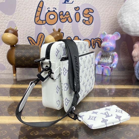 Louis Vuitton Monogram Shadow Trio Messenger M24754 Louis Vuitton Monogram Shadow Trio Messenger M24754