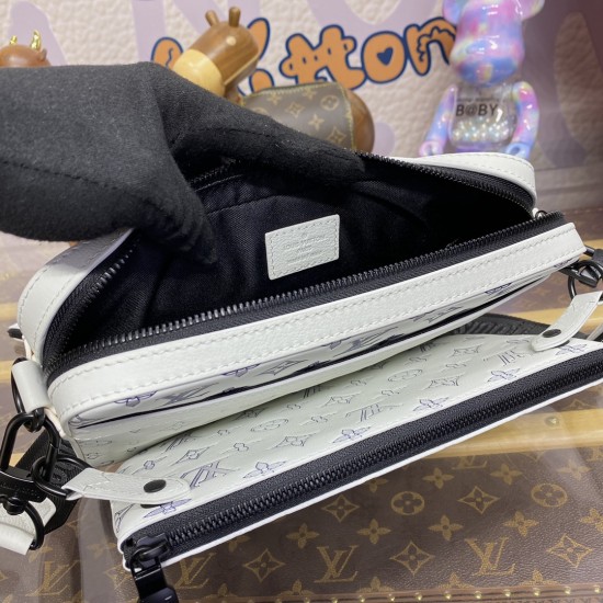 Louis Vuitton Monogram Shadow Trio Messenger M24754 Louis Vuitton Monogram Shadow Trio Messenger M24754