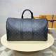 Louis Vuitton Monogram Eclipse Keepall Bandoulière 50 M40568 Louis Vuitton Monogram Eclipse Keepall Bandoulière 50 M40568
