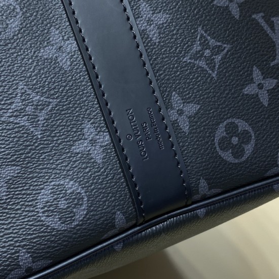 Louis Vuitton Monogram Eclipse Keepall Bandoulière 50 M40568 Louis Vuitton Monogram Eclipse Keepall Bandoulière 50 M40568