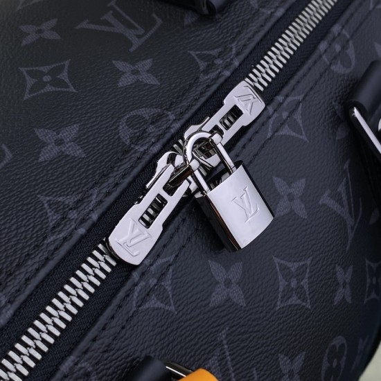 Louis Vuitton Monogram Eclipse Keepall Bandoulière 50 M40568 Louis Vuitton Monogram Eclipse Keepall Bandoulière 50 M40568