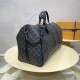 Louis Vuitton Monogram Eclipse Keepall Bandoulière 55 M40605 Louis Vuitton Monogram Eclipse Keepall Bandoulière 55 M40605