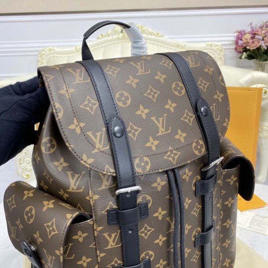 Louis Vuitton Monogram Canvas Christopher MM M43735 Louis Vuitton Monogram Canvas Christopher MM M43735