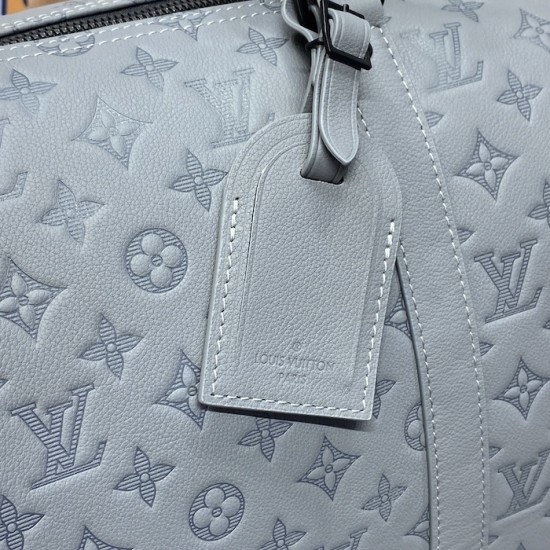 Louis Vuitton Monogram Shadow Keepall Bandoulière 50 M46117 Louis Vuitton Monogram Shadow Keepall Bandoulière 50 M46117