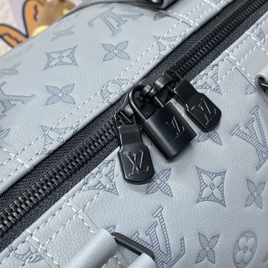 Louis Vuitton Monogram Shadow Keepall Bandoulière 50 M46117 Louis Vuitton Monogram Shadow Keepall Bandoulière 50 M46117
