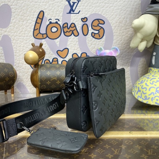 Louis Vuitton Monogram Shadow Trio Messenger M46602 Louis Vuitton Monogram Shadow Trio Messenger M46602