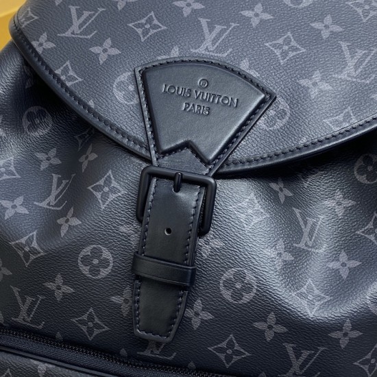 Louis Vuitton Monogram Eclipse Montsouris Backpack M46683 Louis Vuitton Monogram Eclipse Montsouris Backpack M46683