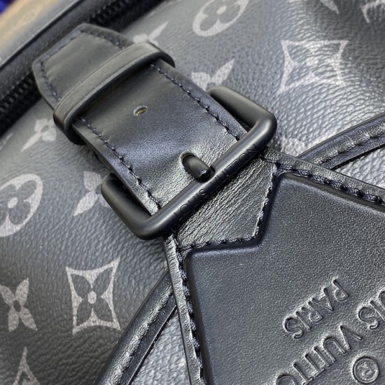 Louis Vuitton Monogram Eclipse Montsouris Backpack M46683 Louis Vuitton Monogram Eclipse Montsouris Backpack M46683
