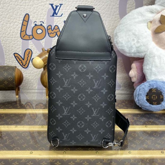 Louis Vuitton Monogram Eclipse Avenue Slingbag PM M47137 Louis Vuitton Monogram Eclipse Avenue Slingbag PM M47137