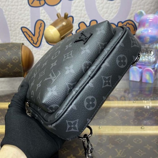 Louis Vuitton Monogram Eclipse Avenue Slingbag PM M47137 Louis Vuitton Monogram Eclipse Avenue Slingbag PM M47137