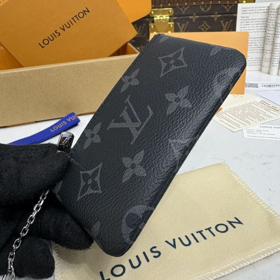 Louis Vuitton Key Pouch Black Monogram Louis Vuitton Key Pouch Black Monogram