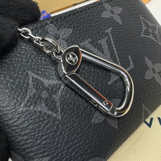 Louis Vuitton Key Pouch Black Monogram Louis Vuitton Key Pouch Black Monogram