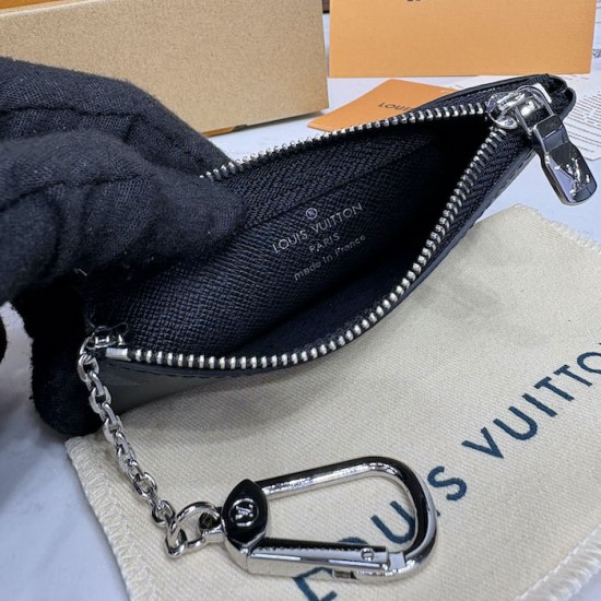 Louis Vuitton Key Pouch Black Monogram Louis Vuitton Key Pouch Black Monogram